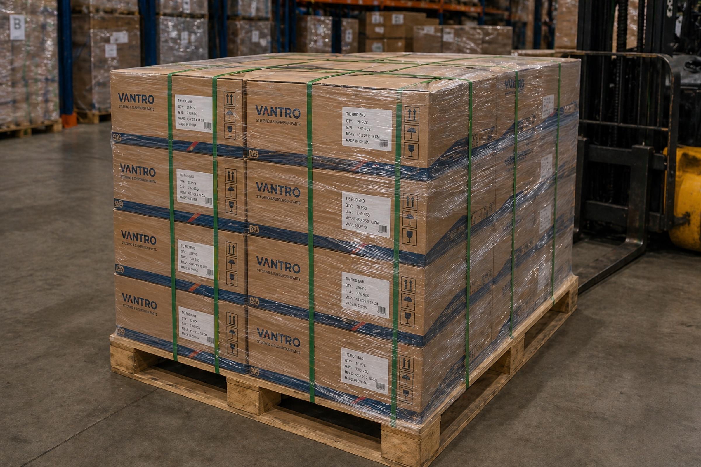 VANTRO warehouse packaging